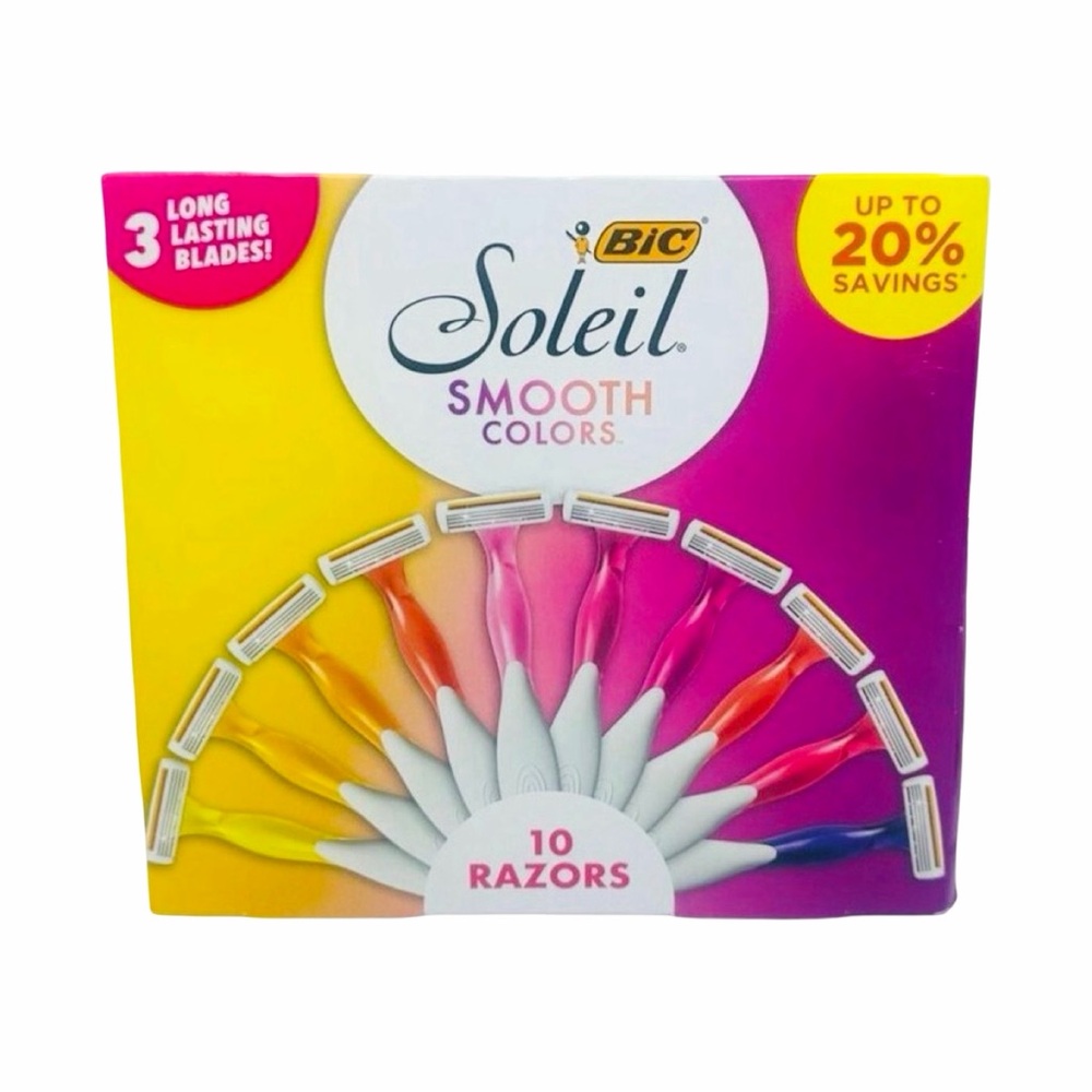 Bic Soleil Smooth Colors - 10 Razors